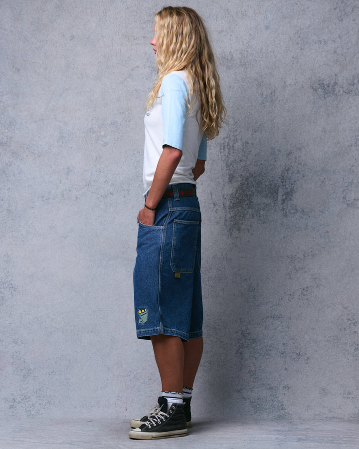W179 Pipes Shorts. 14" Inseam. Dark Stone.