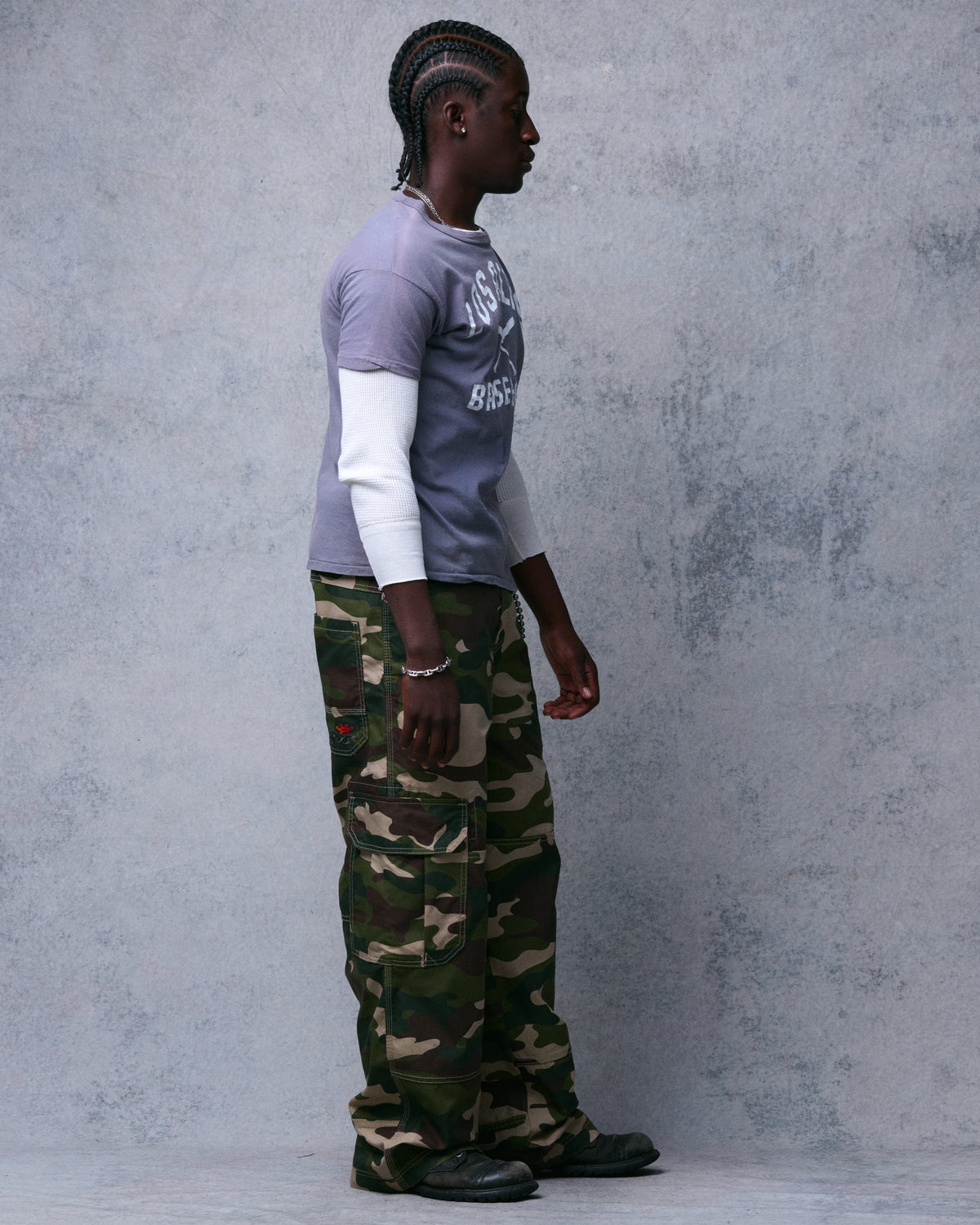 Indicator Cargo Pants. 22”. Swamp Camo.