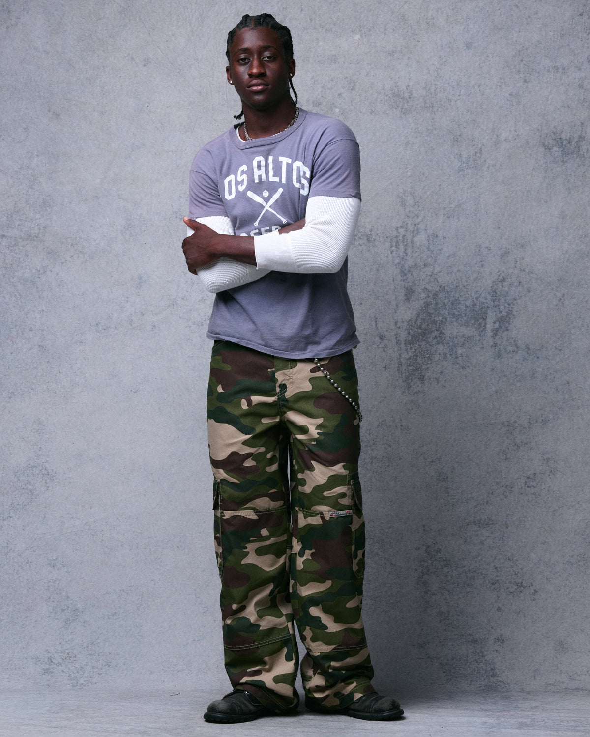 Indicator Cargo Pants. 22”. Swamp Camo.