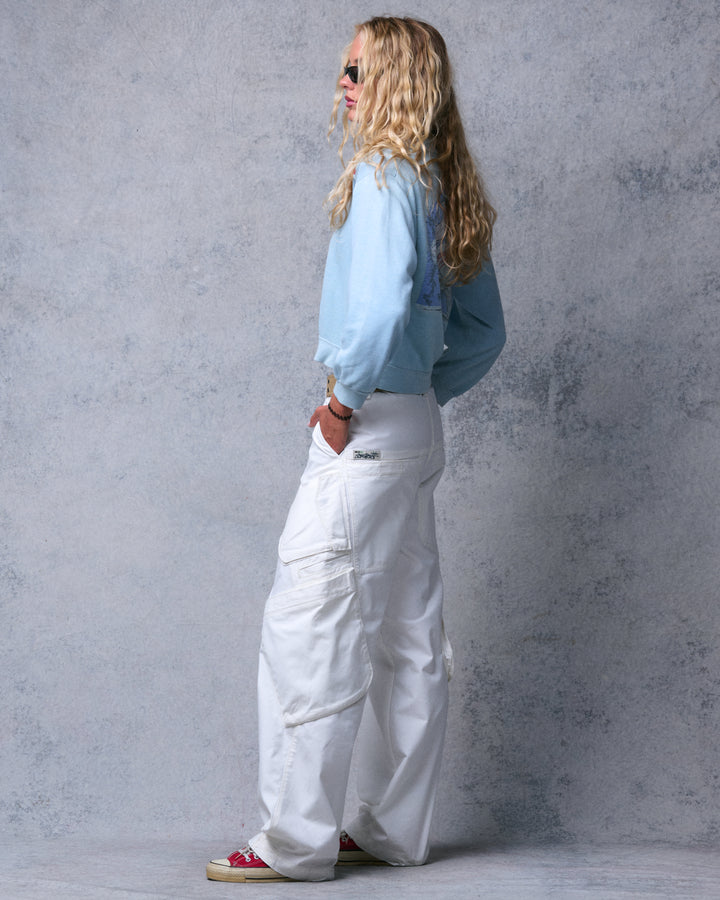 W Hummer Cargo Pants. 20". Natural.