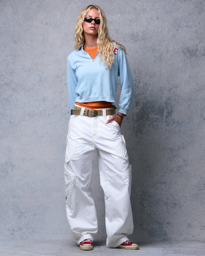 W Hummer Cargo Pants. 20". Natural.