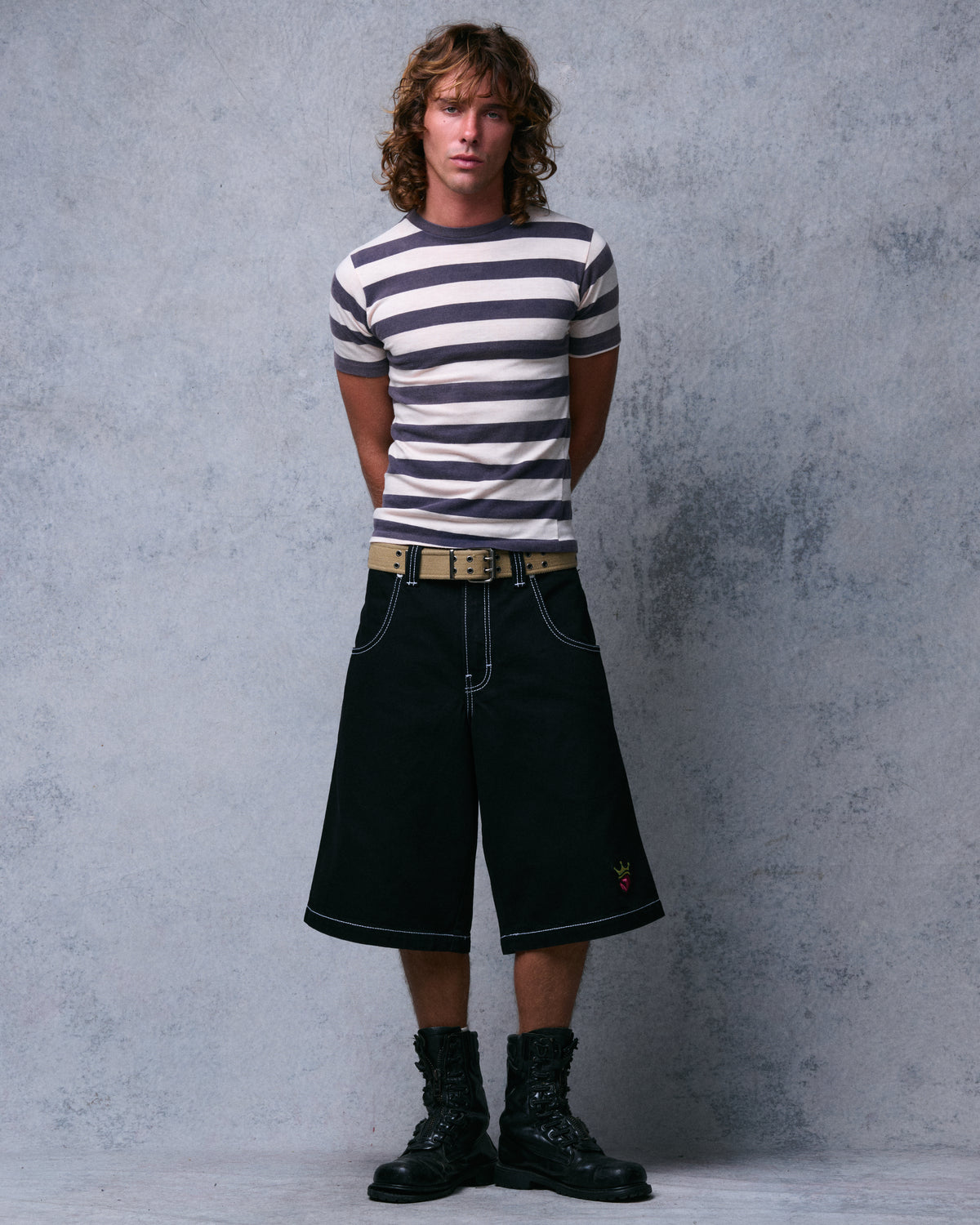 179 Pipes Shorts. 14" Inseam. Jet Black.