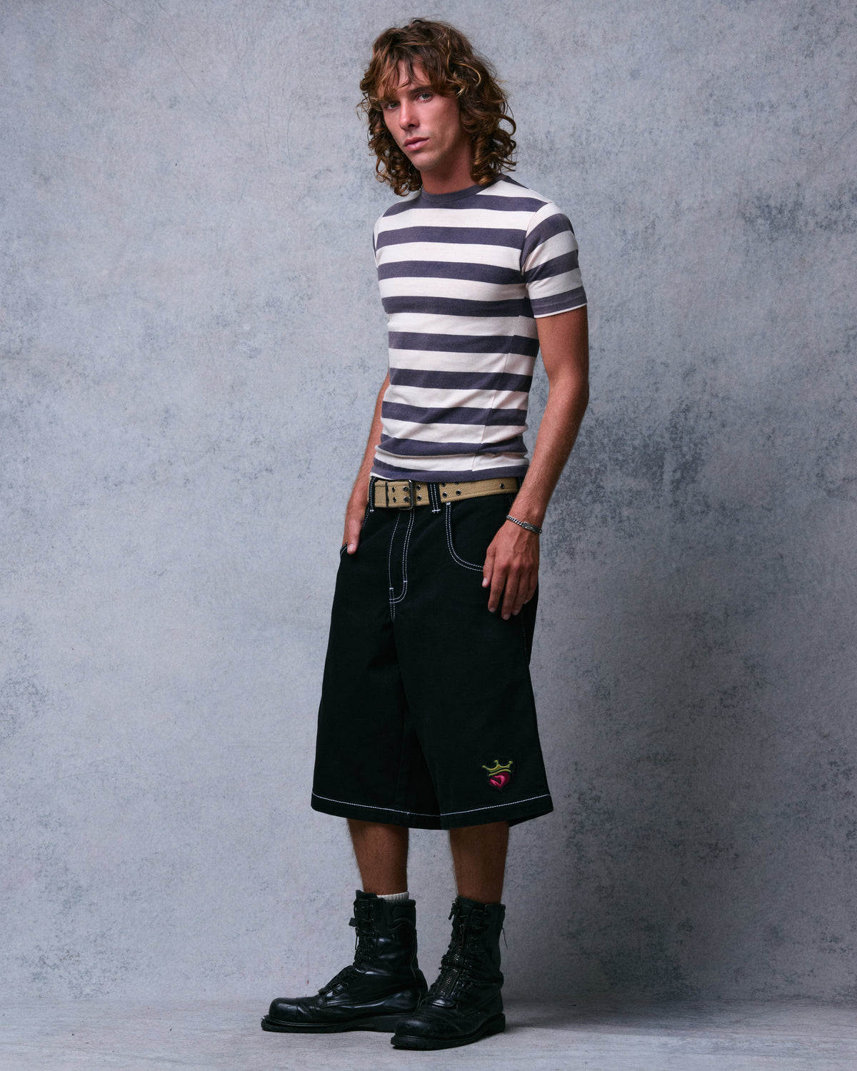 179 Pipes Shorts. 14" Inseam. Jet Black.