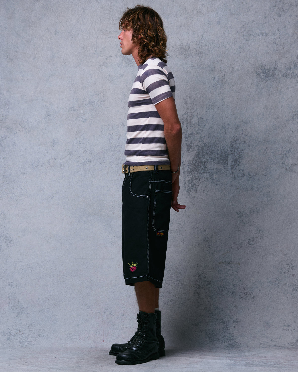 179 Pipes Shorts. 14" Inseam. Jet Black.