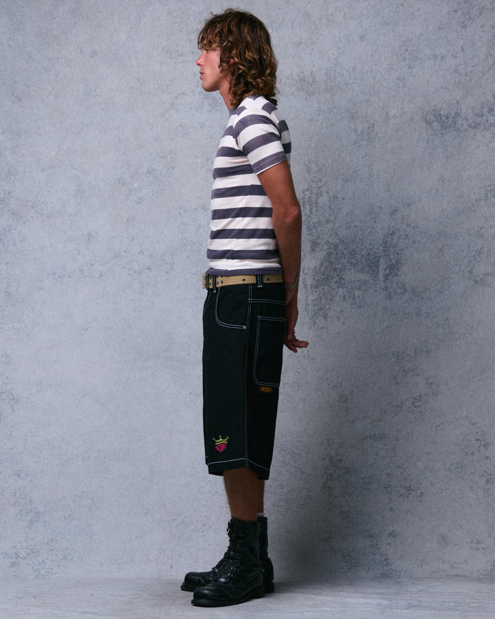 179 Pipes Shorts. 14" Inseam. Jet Black.