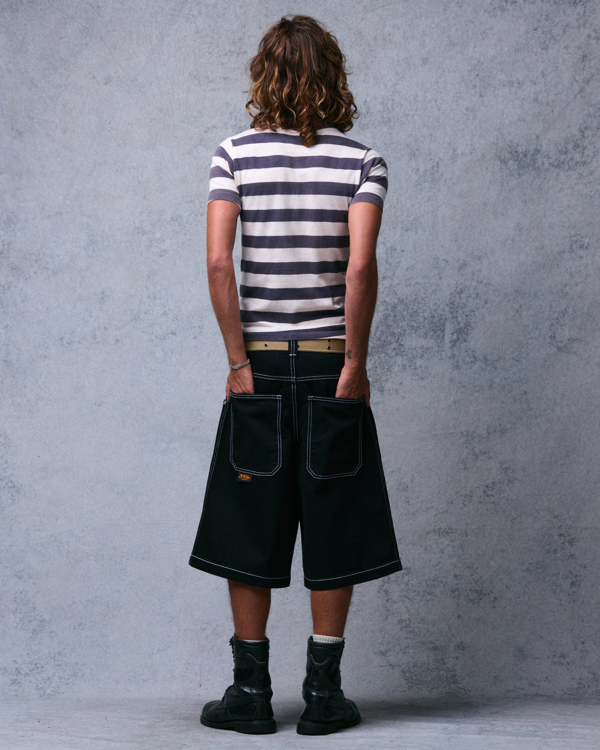 179 Pipes Shorts. 14" Inseam. Jet Black.