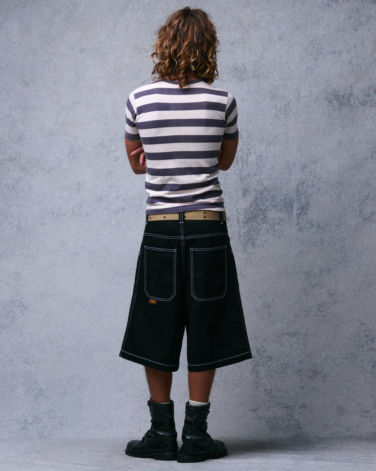 179 Pipes Shorts. 14" Inseam. Jet Black.