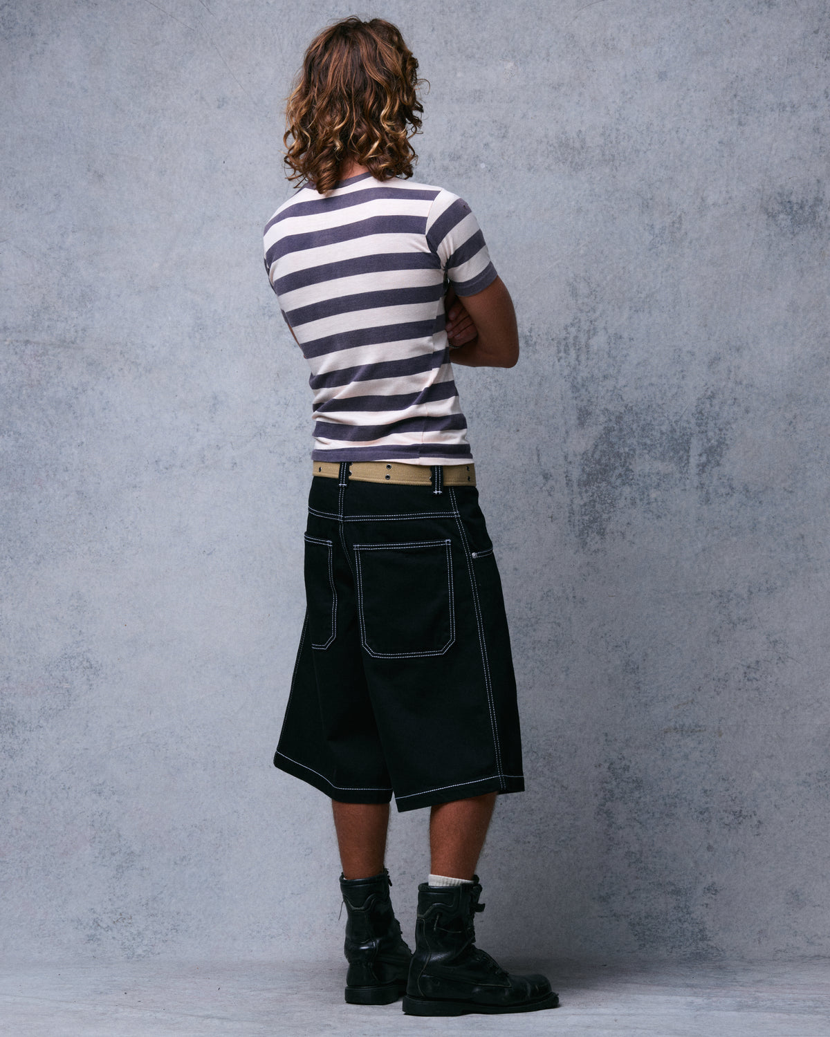 179 Pipes Shorts. 14" Inseam. Jet Black.