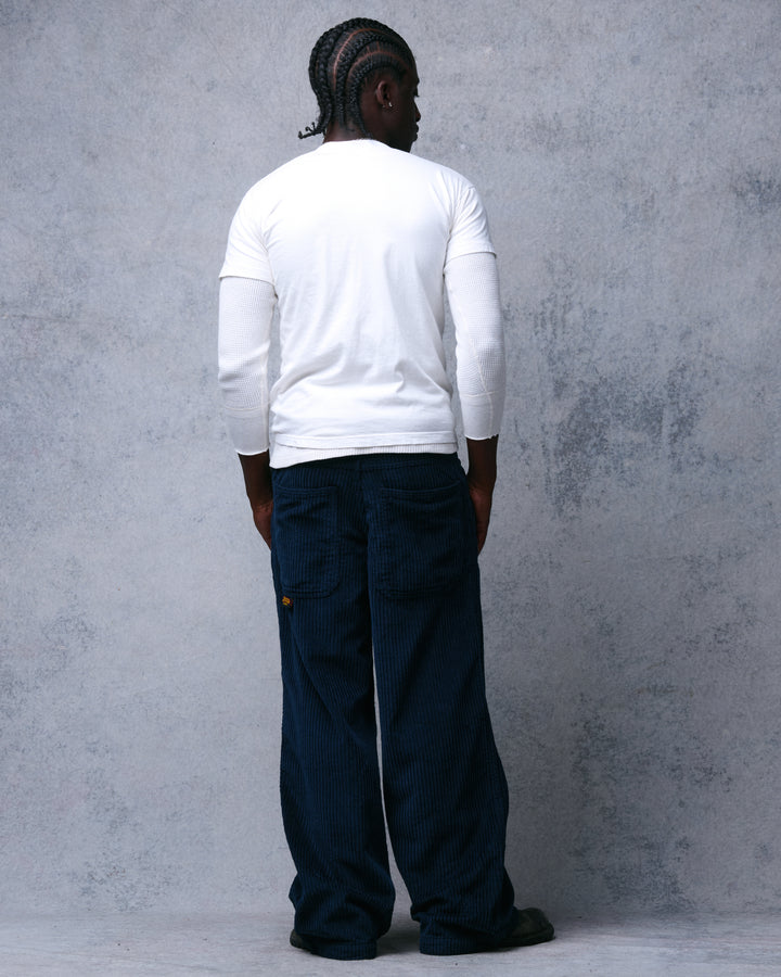 179 Pipes. 23". 4 Wale Corduroy. Navy.