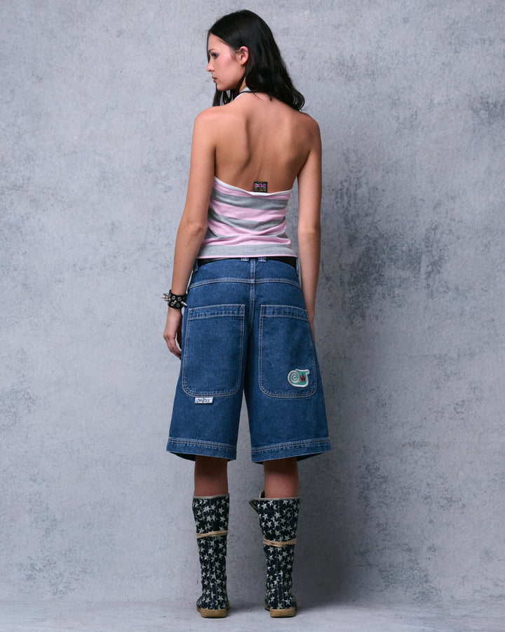 W101 Twin Cannon Shorts. 14" Inseam. Dark Stone.