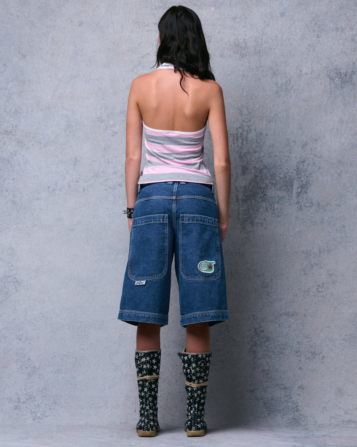 W101 Twin Cannon Shorts. 14" Inseam. Dark Stone.
