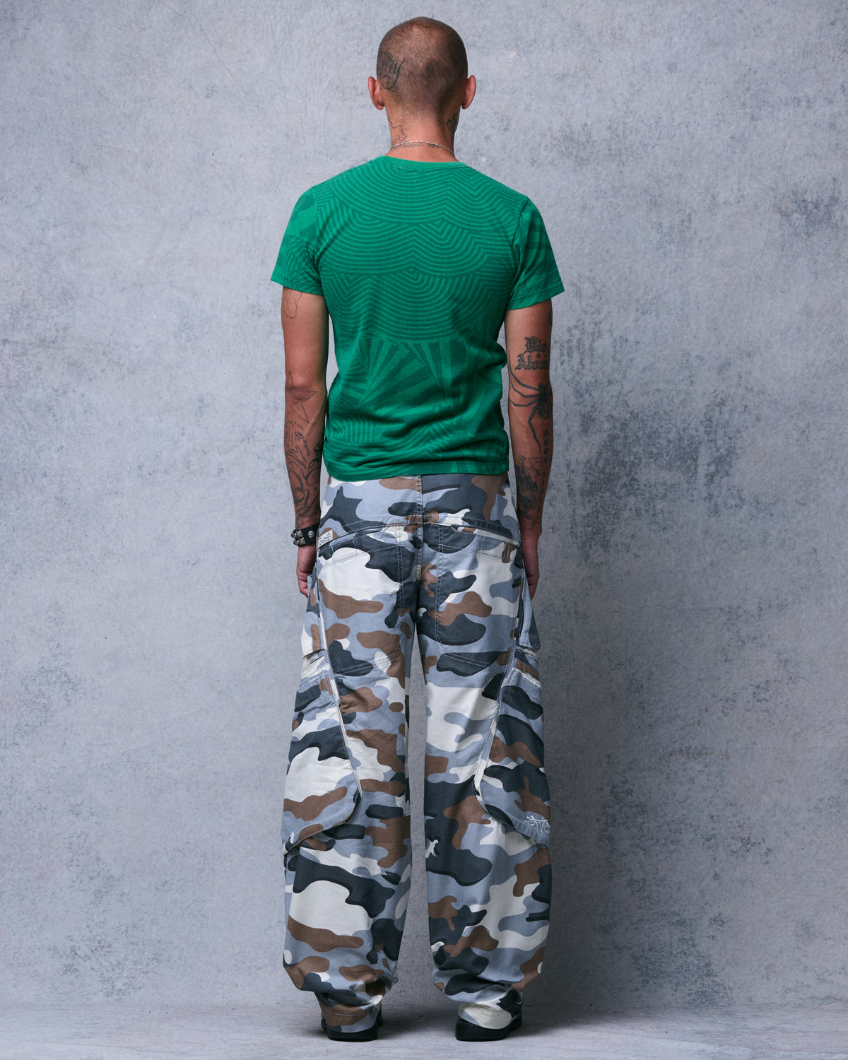 Hummer Cargo Pants. 20”. Polar Camo.