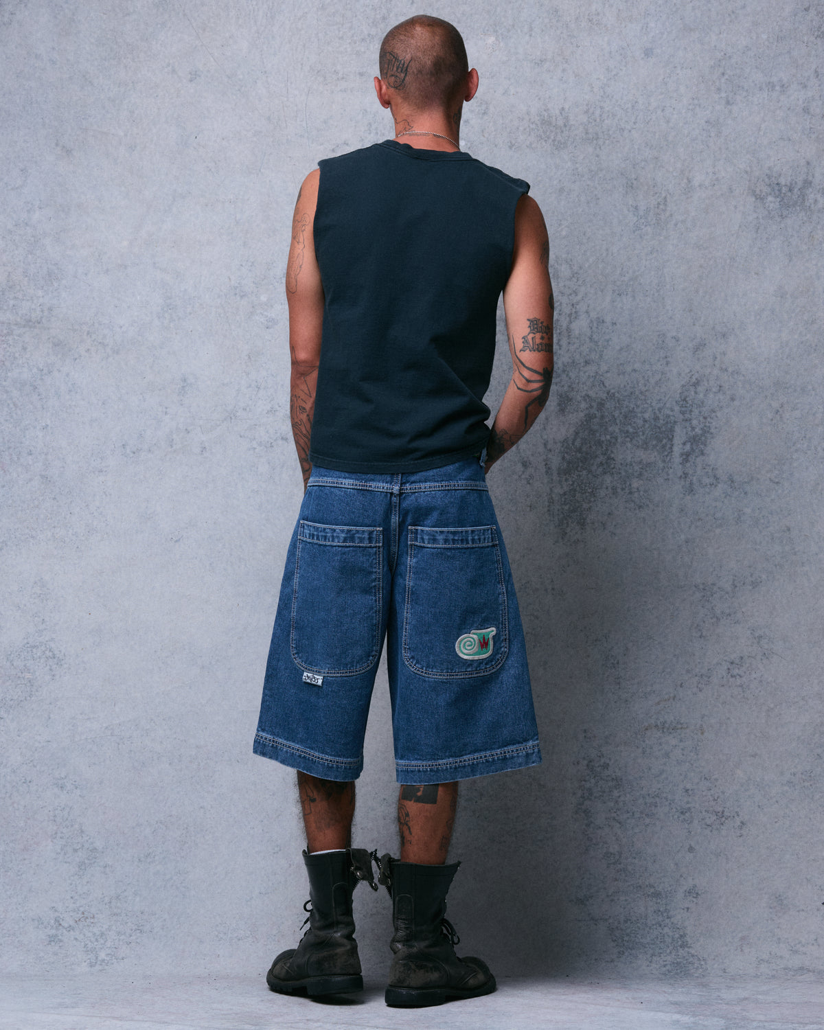 101 Twin Cannon Shorts. 14" Inseam. Dark Stone.