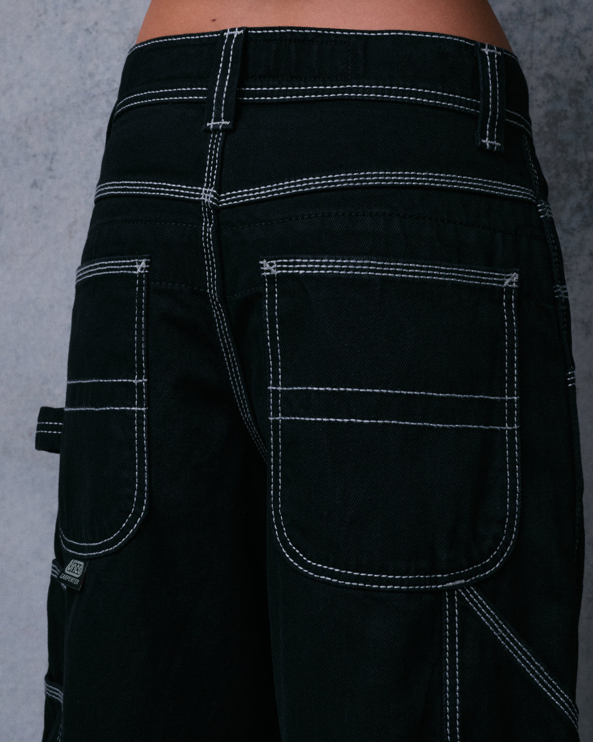 W Workman Carpenter Shorts. 14" Inseam. Jet Black.