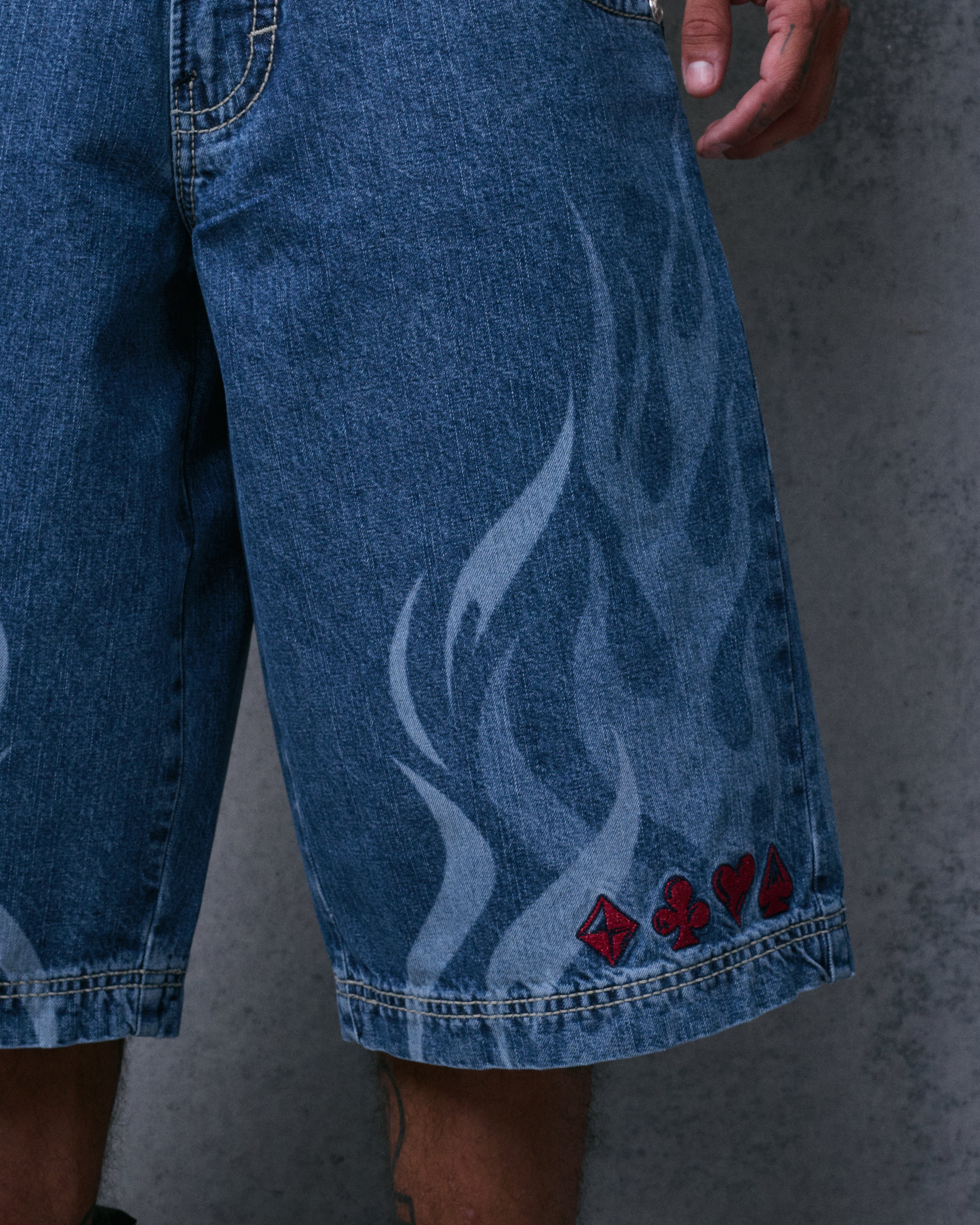 Rising Flames Shorts. 15