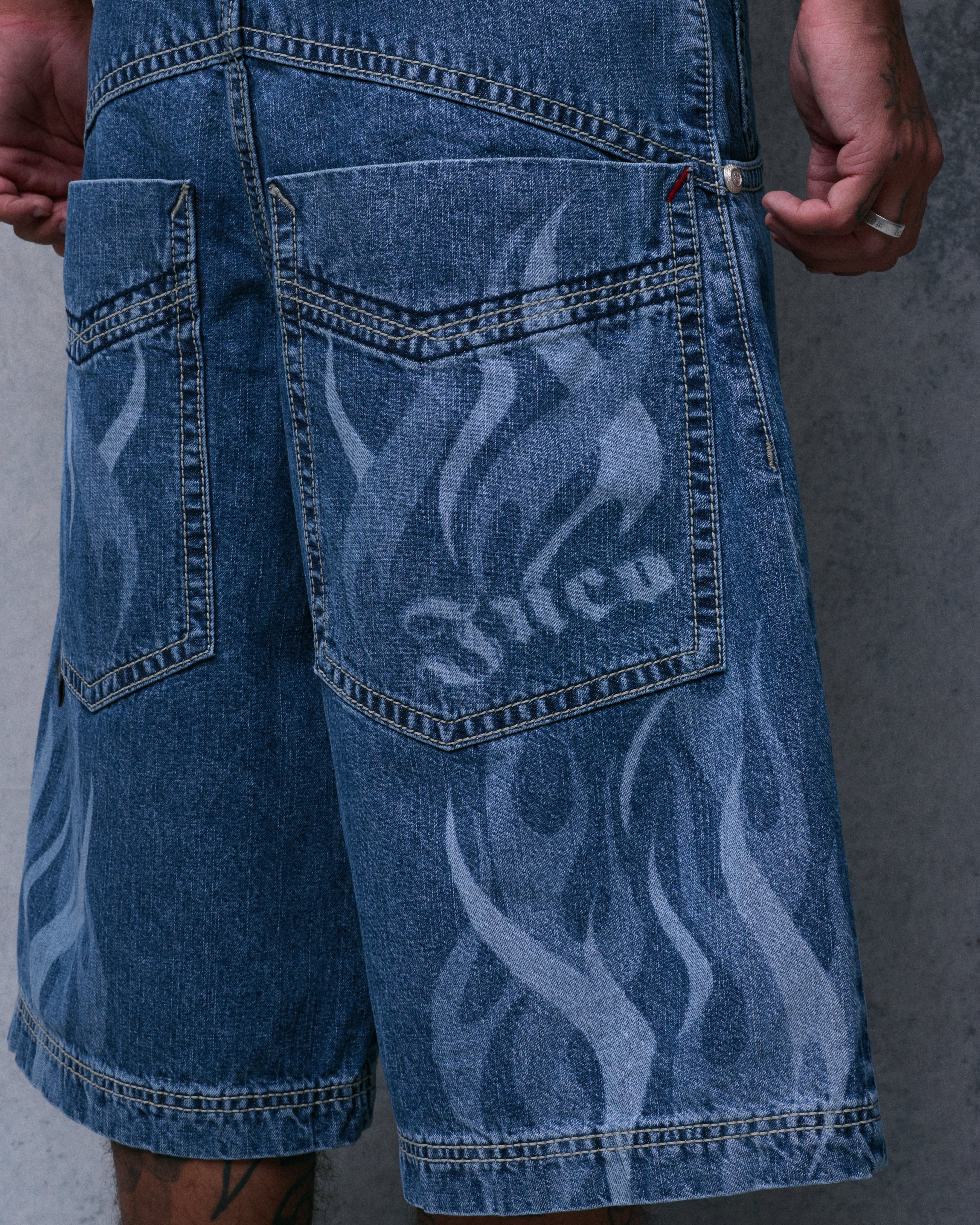 Rising Flames Shorts. 15