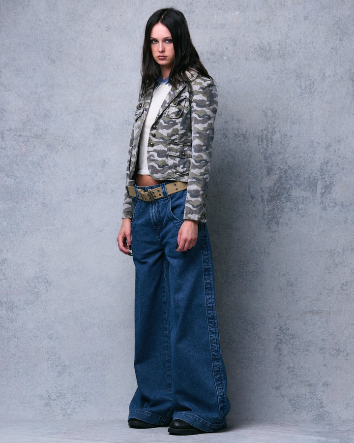 The Camilla Jeans. 27”. Dark Stone.