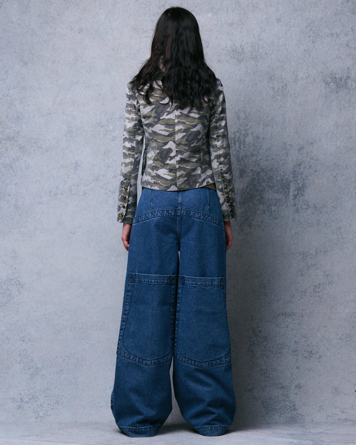 The Camilla Jeans. 27”. Dark Stone.