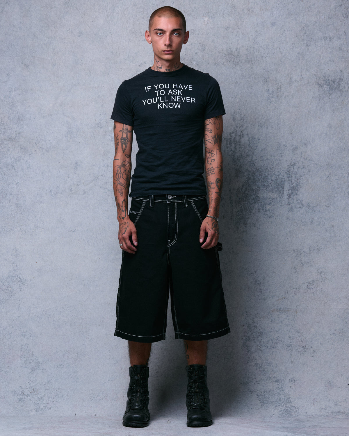 Workman Carpenter Shorts. 14" Inseam. Jet Black.