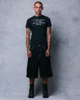 Workman Carpenter Shorts. 14" Inseam. Jet Black.