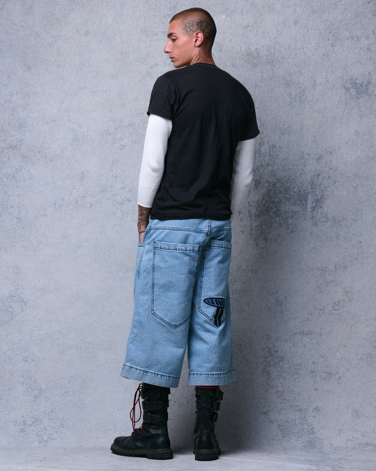 Wide Load Shorts. 17" Inseam. Antique.