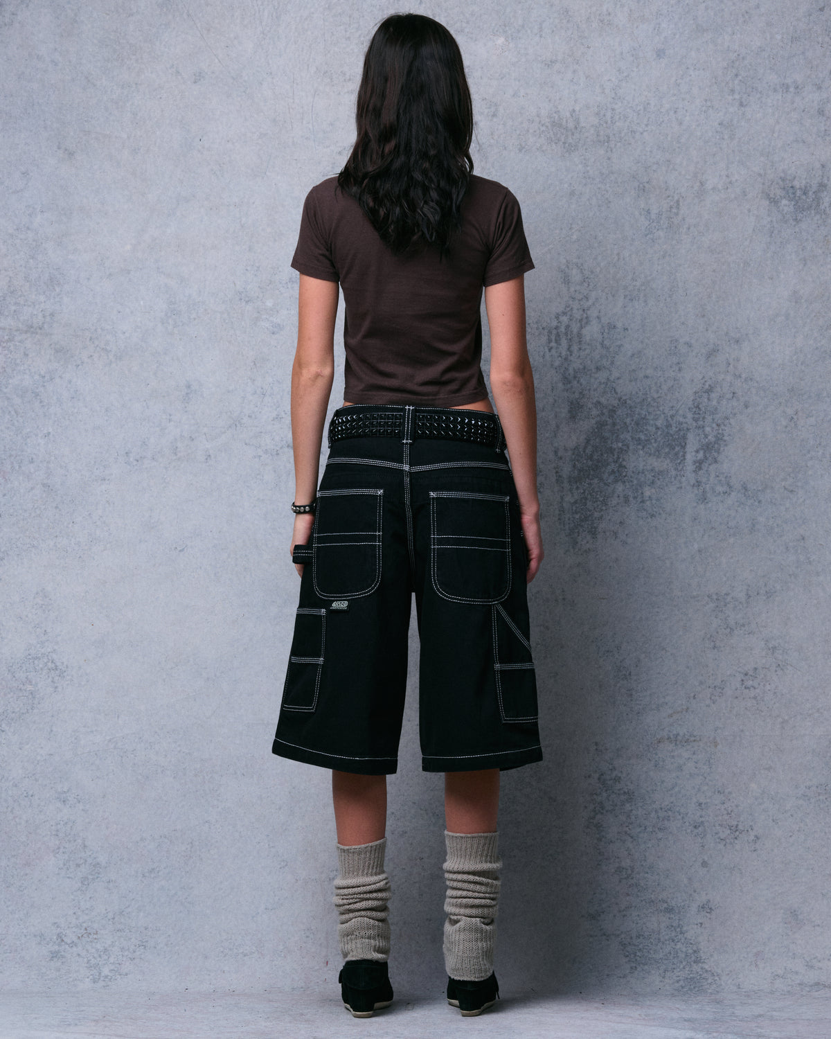 W Workman Carpenter Shorts. 14" Inseam. Jet Black.