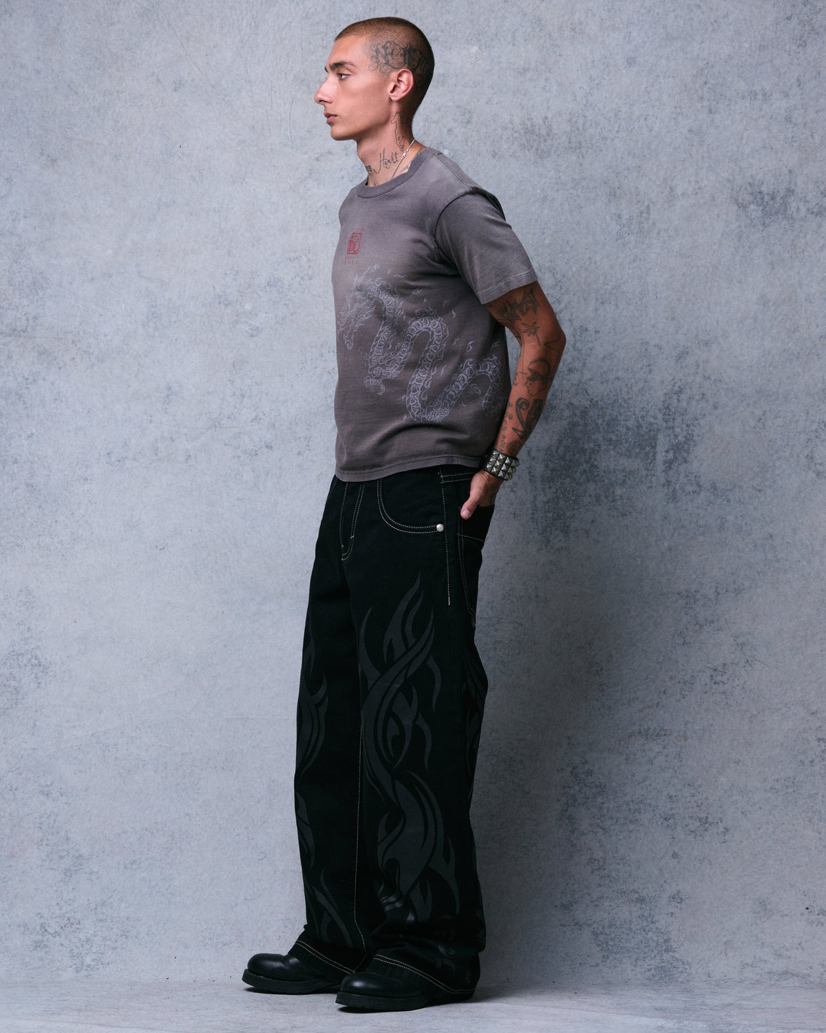 Flame Karatz. 23". Jet Black.