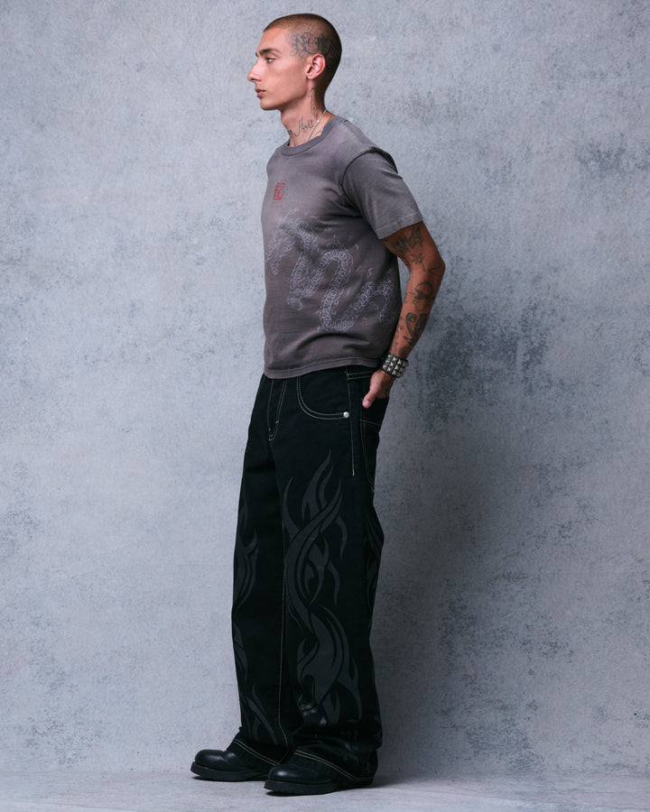 Flame Karatz. 23". Jet Black.