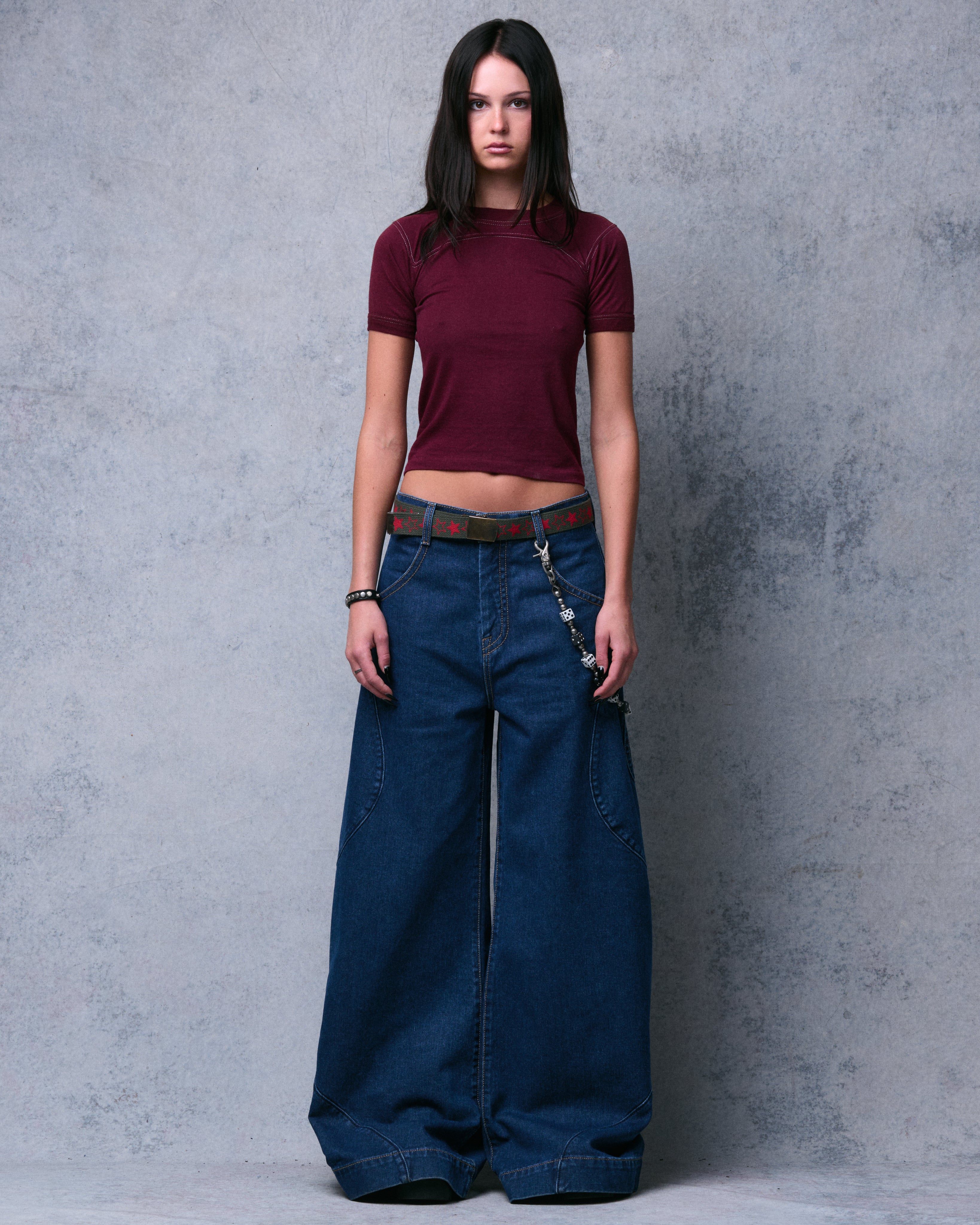 Analog Breakdown Jeans. 30” Wide Leg. Deep Dark Stone. – JNCO Los