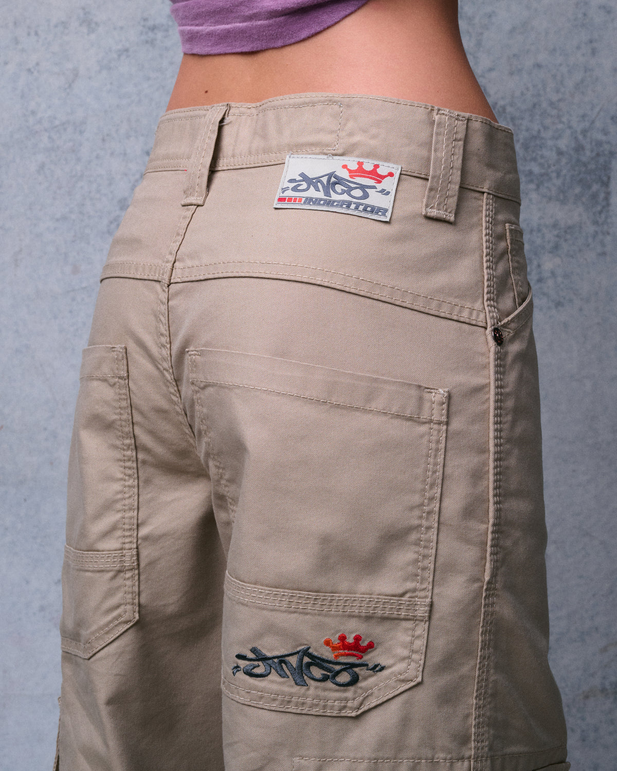 W Indicator Cargo Pants. 22". Khaki.