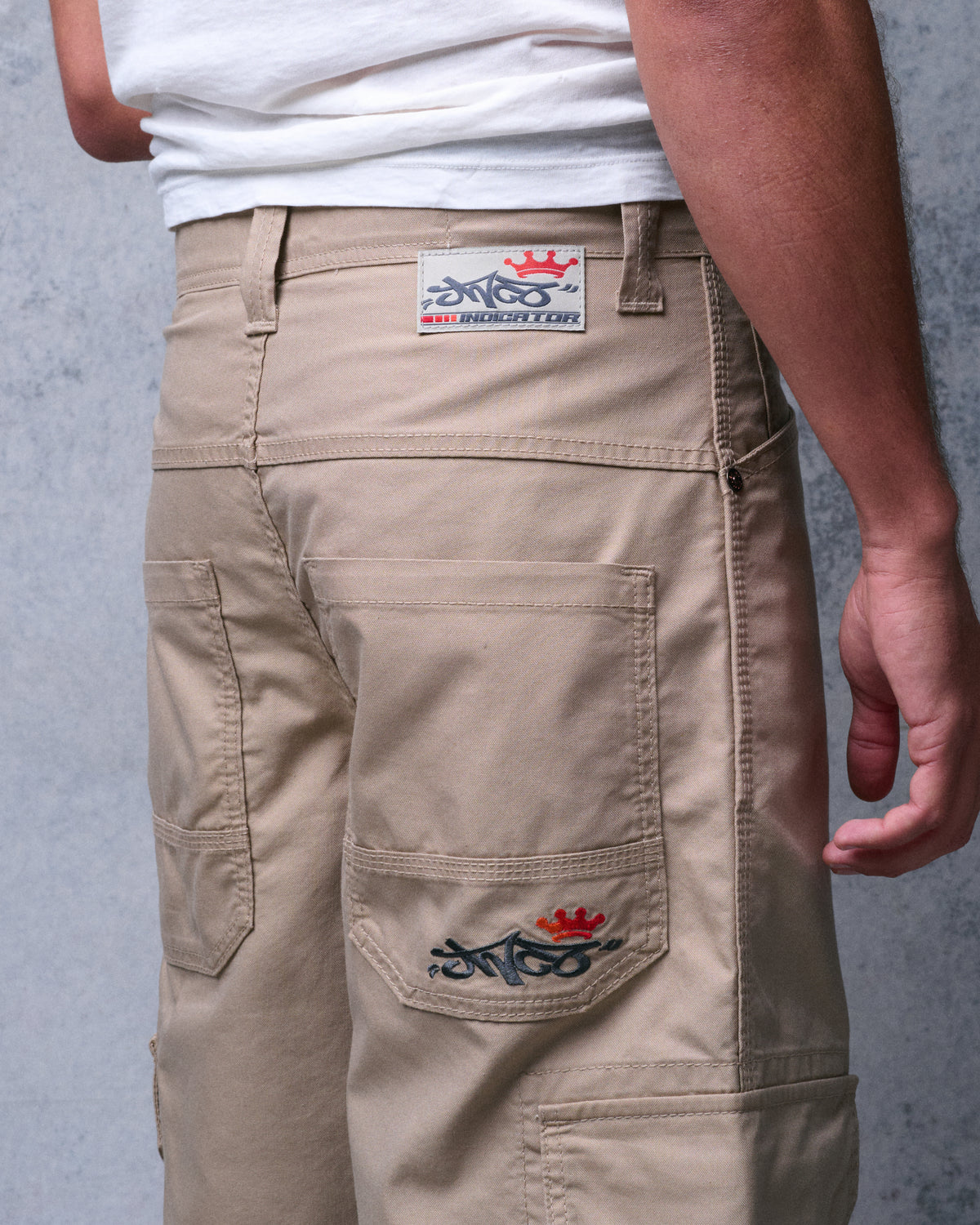 Indicator Cargo Pants. 22”. Khaki.