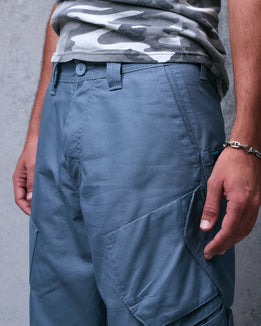 Hummer Cargo Pants. 20”. Blue.