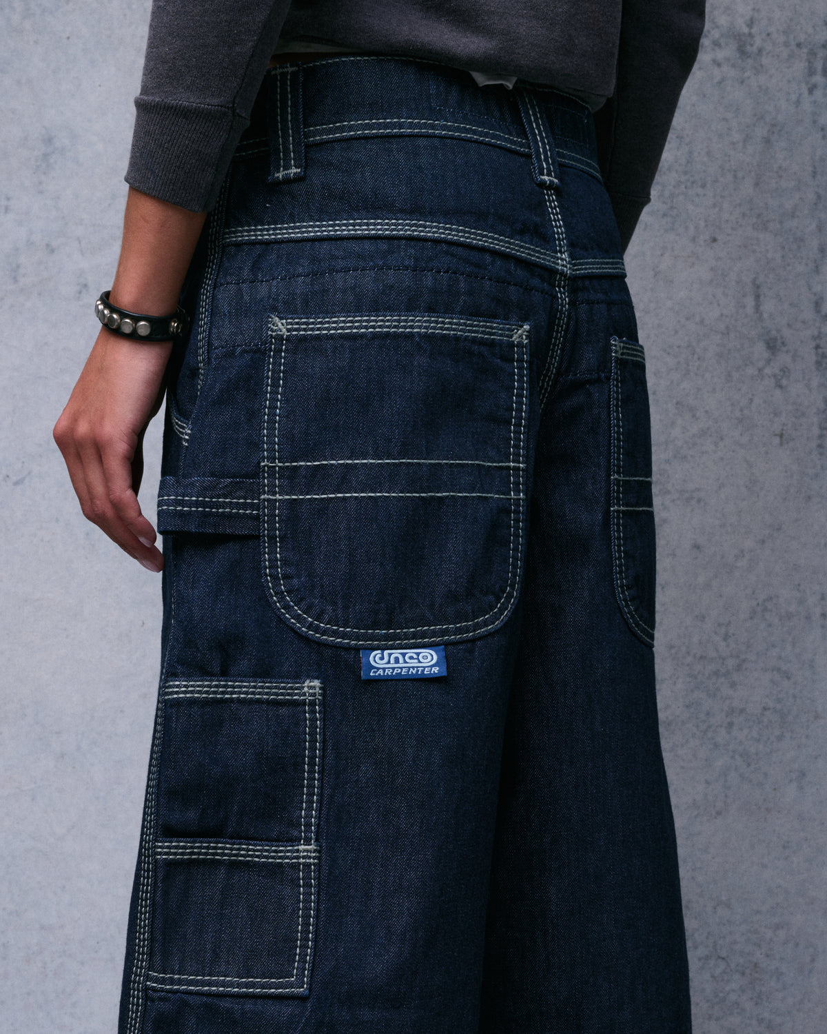 W Workman Carpenter Shorts. 14" Inseam. Dark Indigo.
