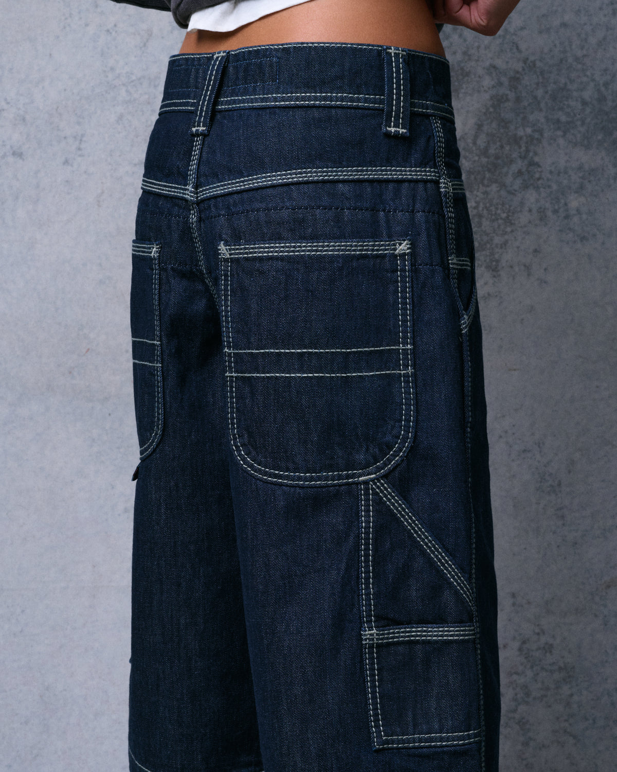 W Workman Carpenter Shorts. 14" Inseam. Dark Indigo.