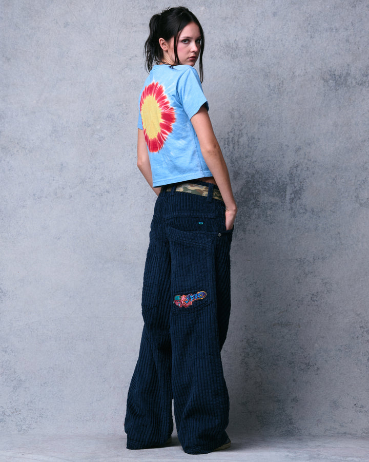 W Wizard. 24". 2 Wale Corduroy. Navy.