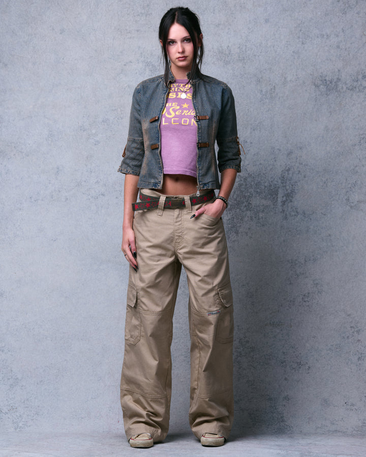 W Indicator Cargo Pants. 22". Khaki.