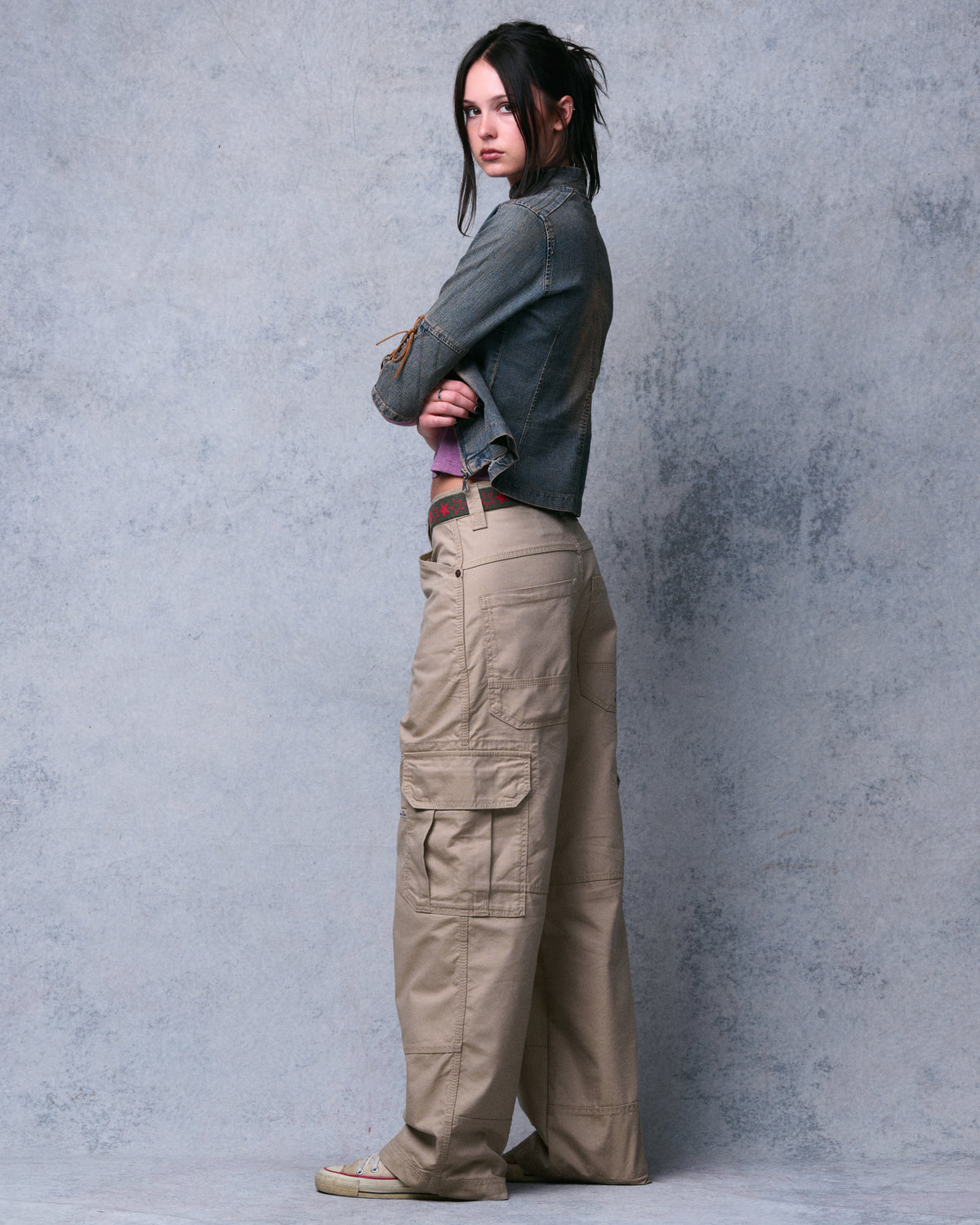 W Indicator Cargo Pants. 22". Khaki.