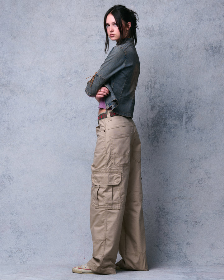 W Indicator Cargo Pants. 22". Khaki.