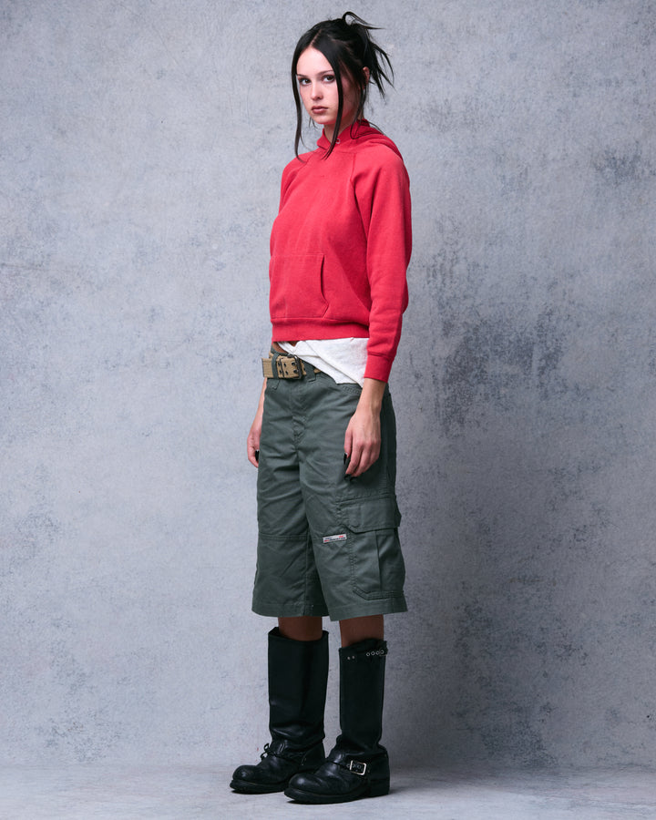 W Indicator Cargo Shorts. 14.5" Inseam. Olive.