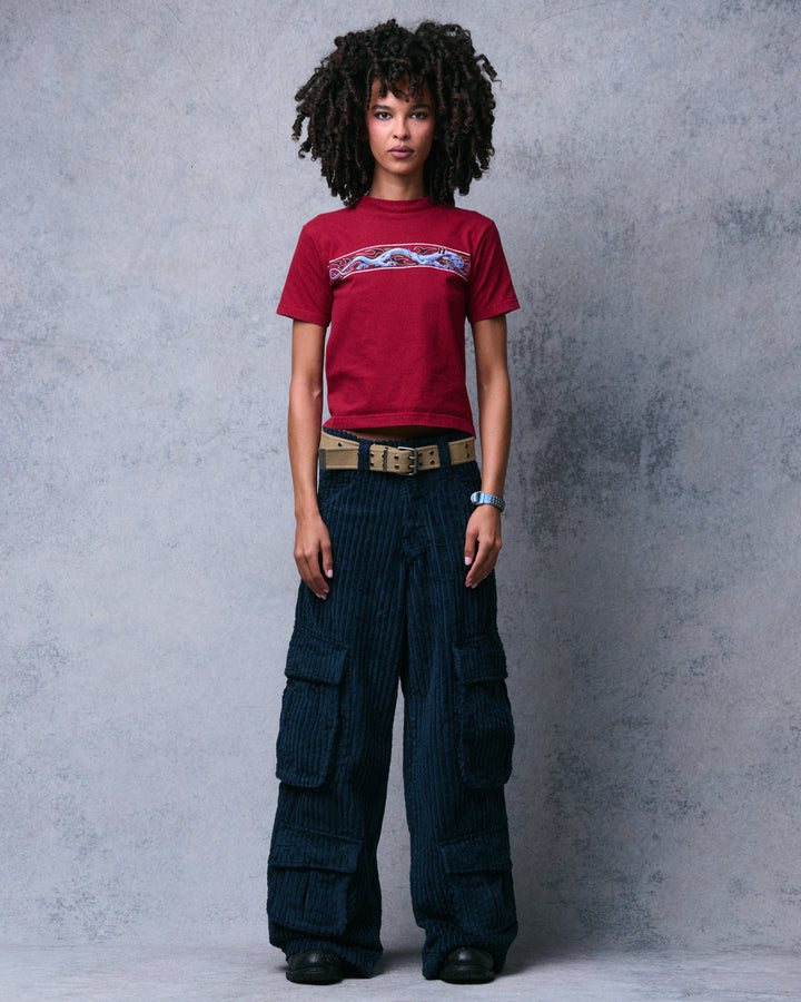 W Legacy. 24". 2 Wale Corduroy. Navy.