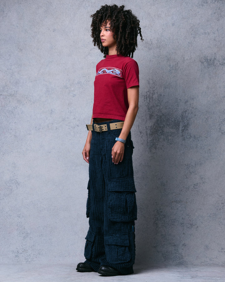 W Legacy. 24". 2 Wale Corduroy. Navy.