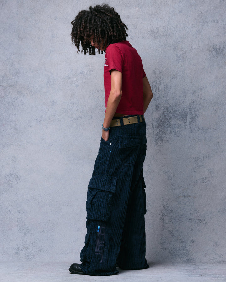 W Legacy. 24". 2 Wale Corduroy. Navy.