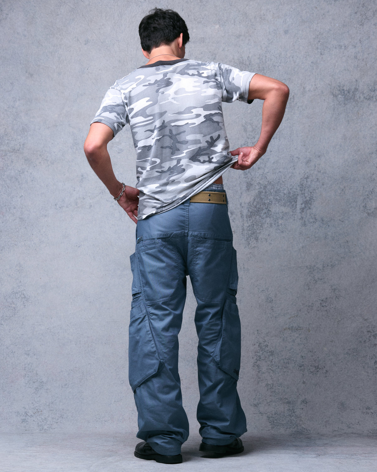 Hummer Cargo Pants. 20”. Blue.