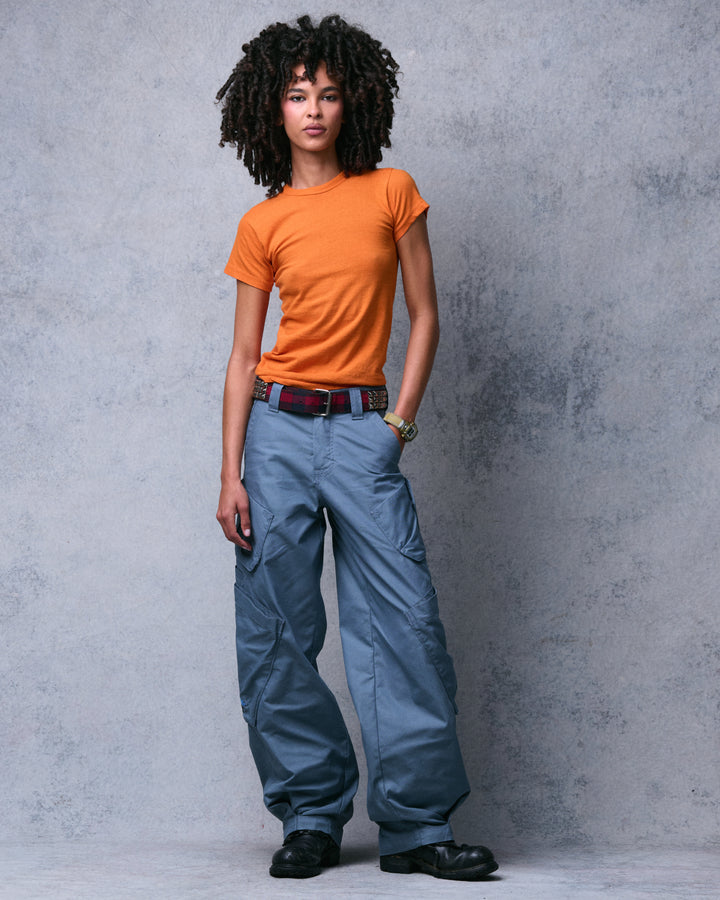 W Hummer Cargo Pants. 20". Blue.