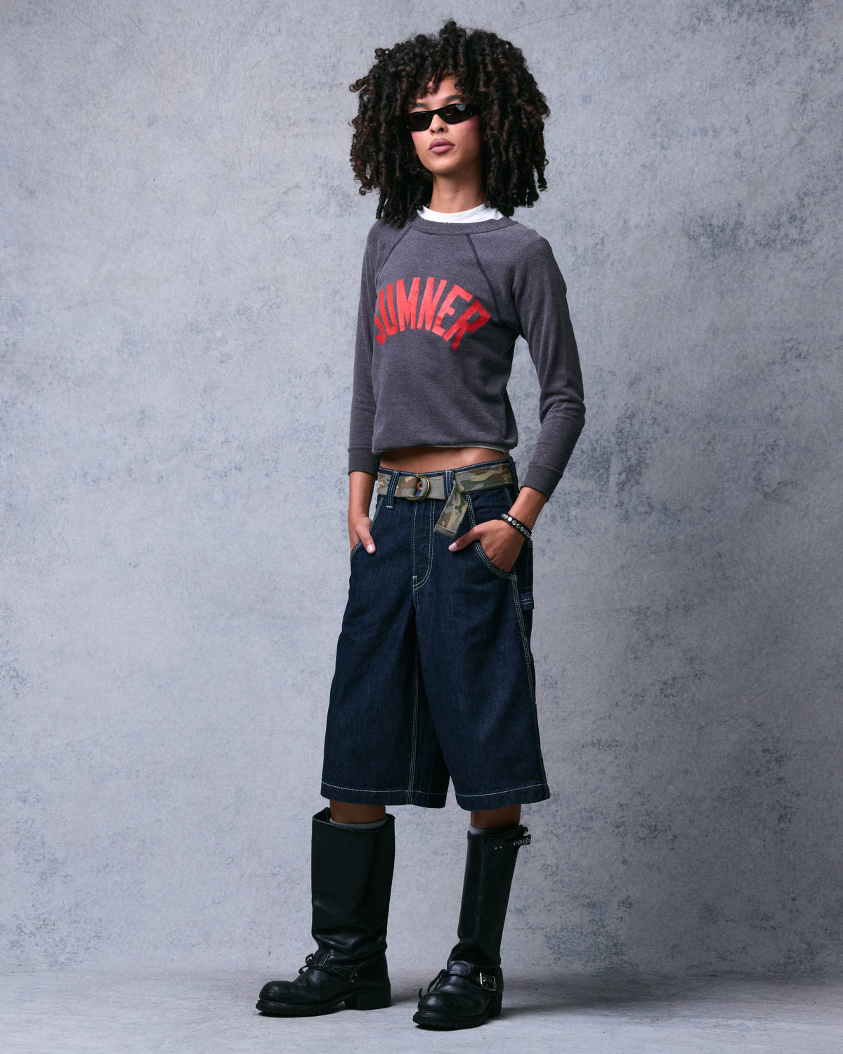 W Workman Carpenter Shorts. 14" Inseam. Dark Indigo.