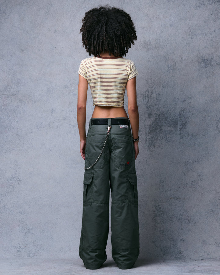 W Indicator Cargo Pants. 22". Olive.