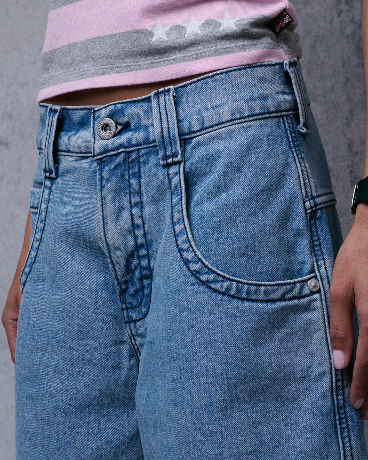 W Wide Load Shorts. 17" Inseam. Antique.