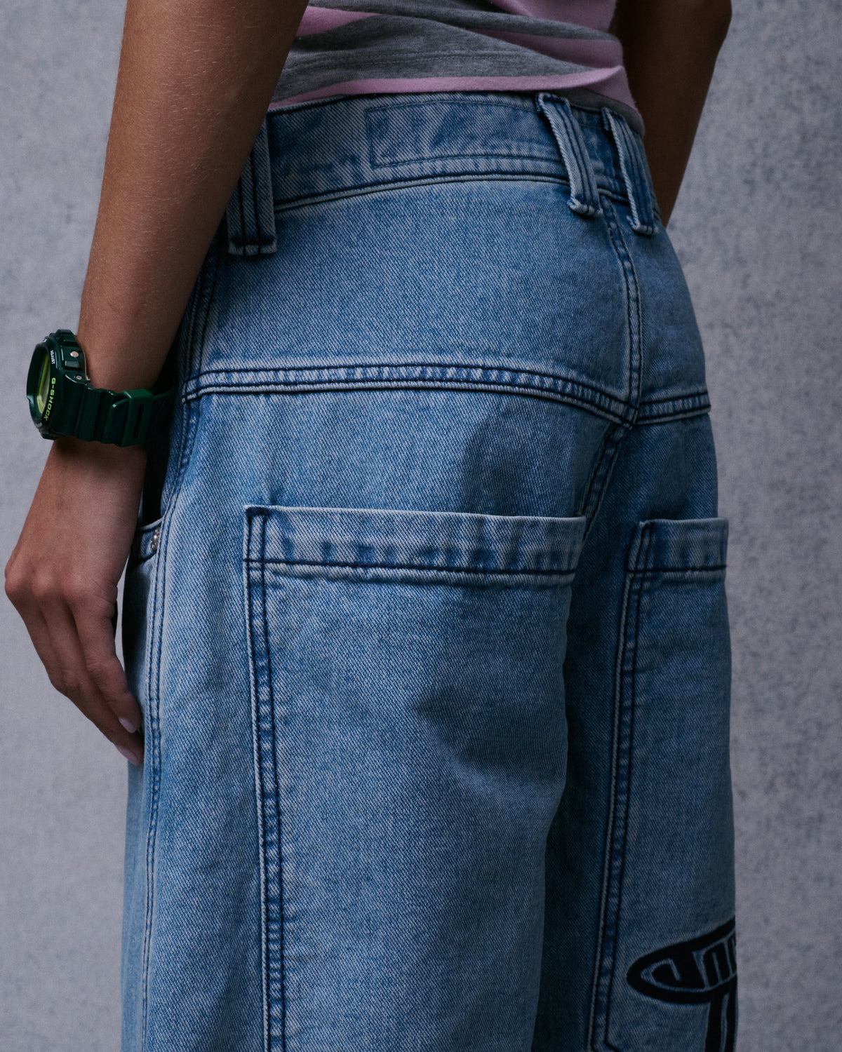 W Wide Load Shorts. 17" Inseam. Antique.