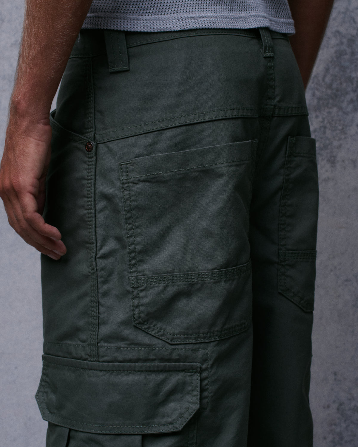 Indicator Cargo Shorts. 14.5” Inseam. Olive.