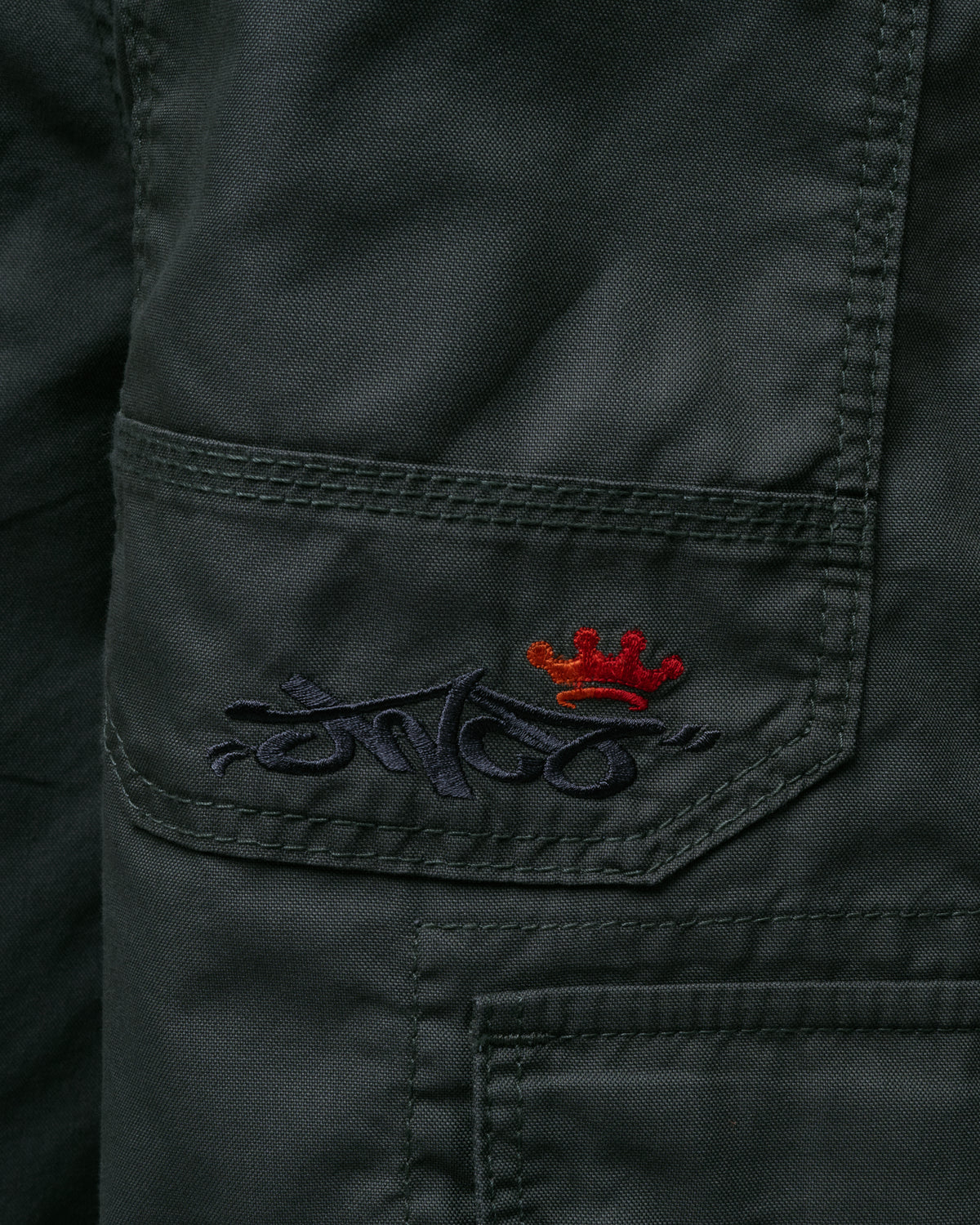 Indicator Cargo Shorts. 14.5” Inseam. Olive.